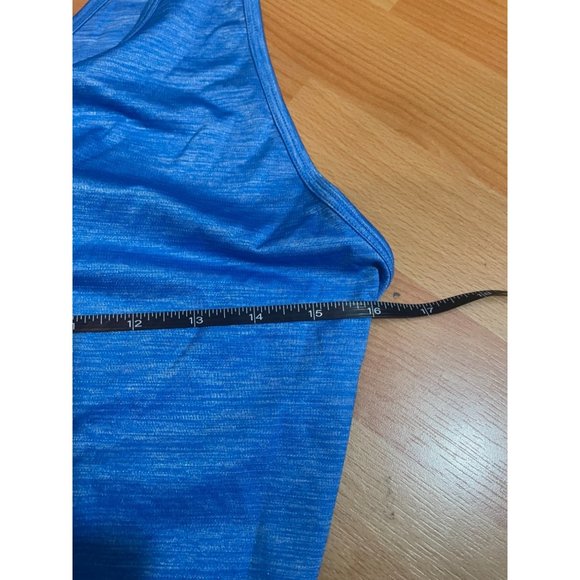 NWT Fabletics Bea Twist Back Open Back Tank Top Blue Sz XXL - Picture 4 of 8